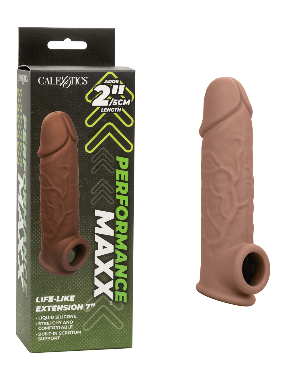 Silicone Life-Like Extension 7" Dark