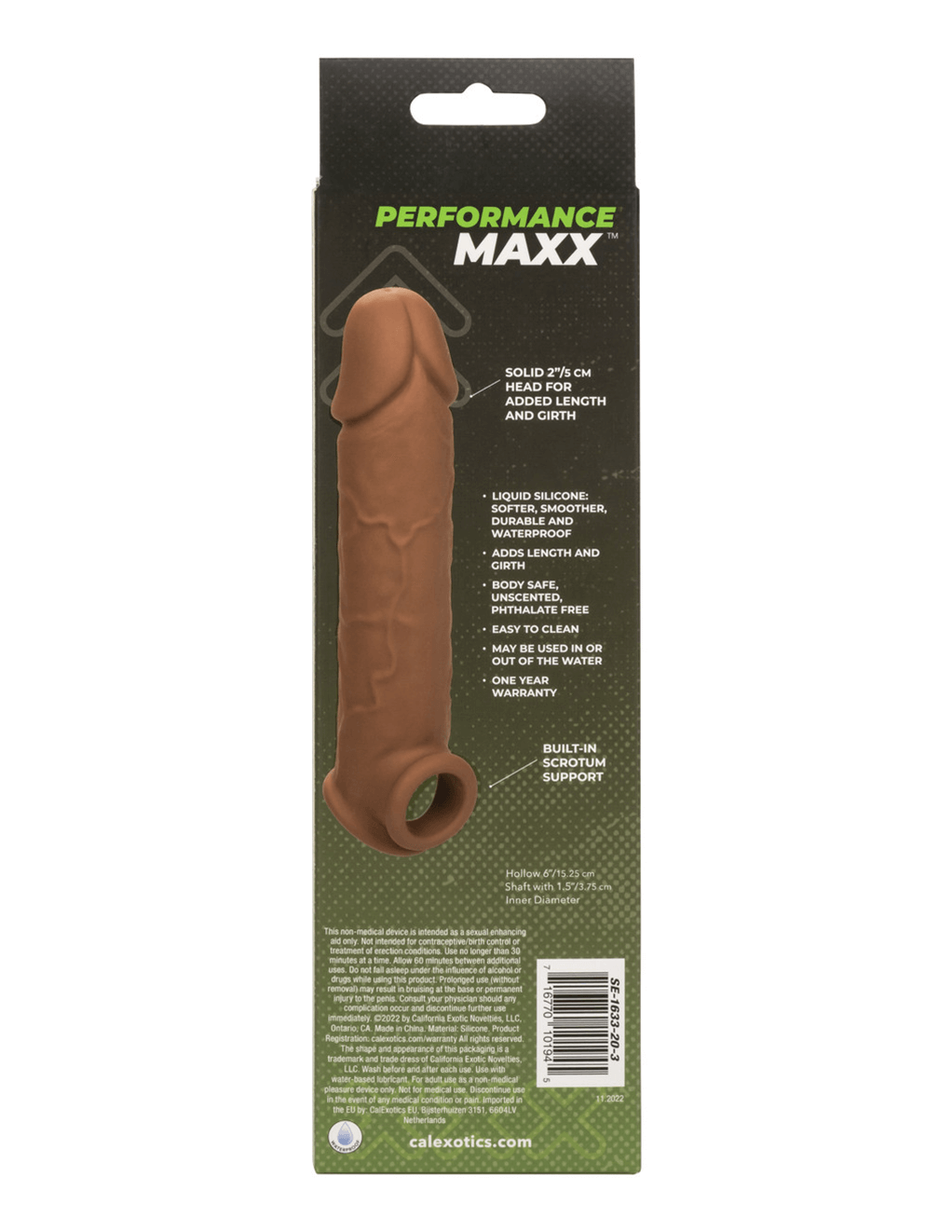 Performance Maxx Silicone Life-Like Extension 8inch