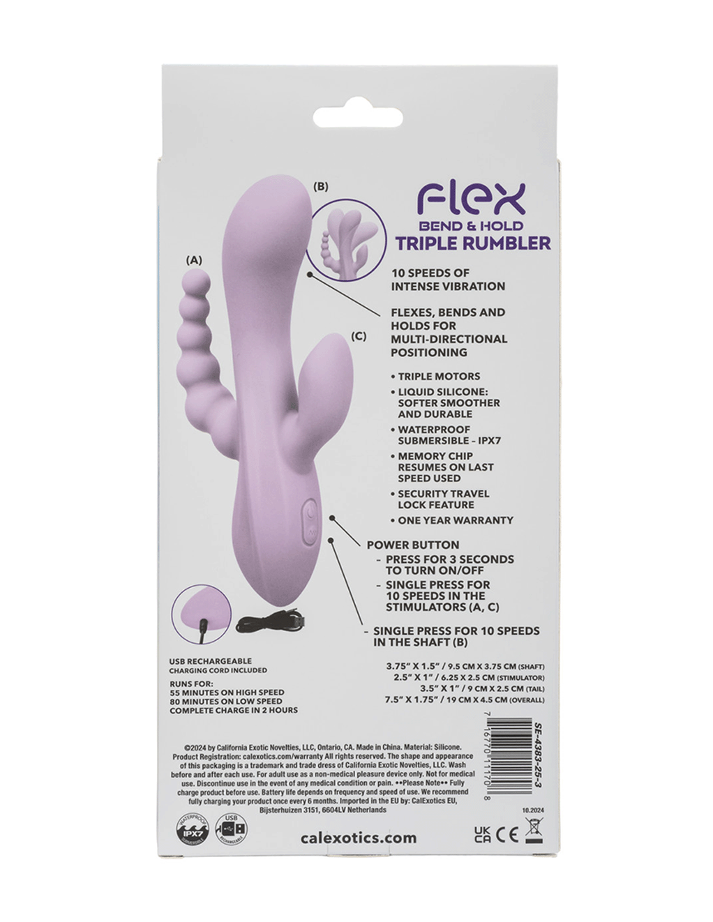 Flex Bend & Hold Triple Rumbler
