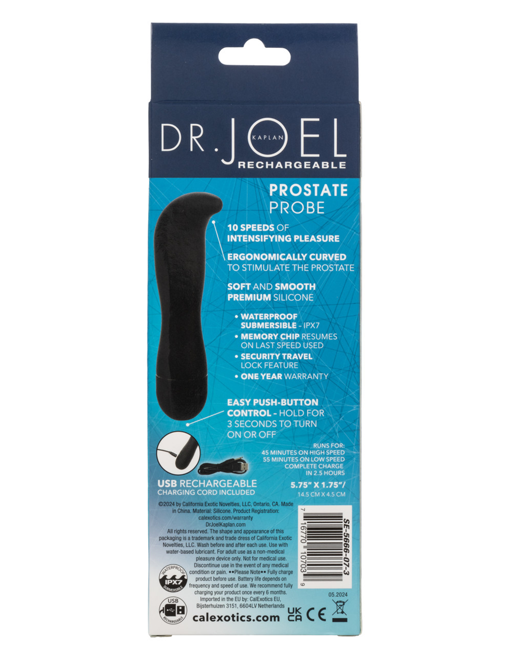 Dr. Joel Rechargeable Prostate Probe