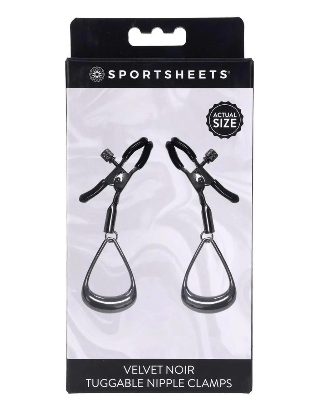Velvet Noir Tuggable Nipple Clamps
