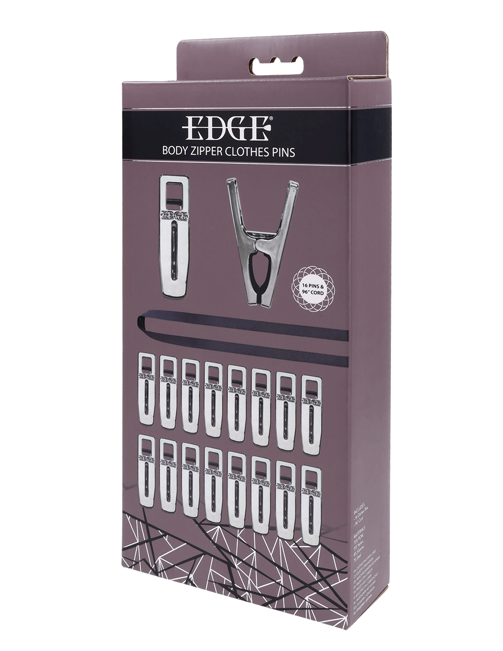 Edge Body Zipper Clothes Pins