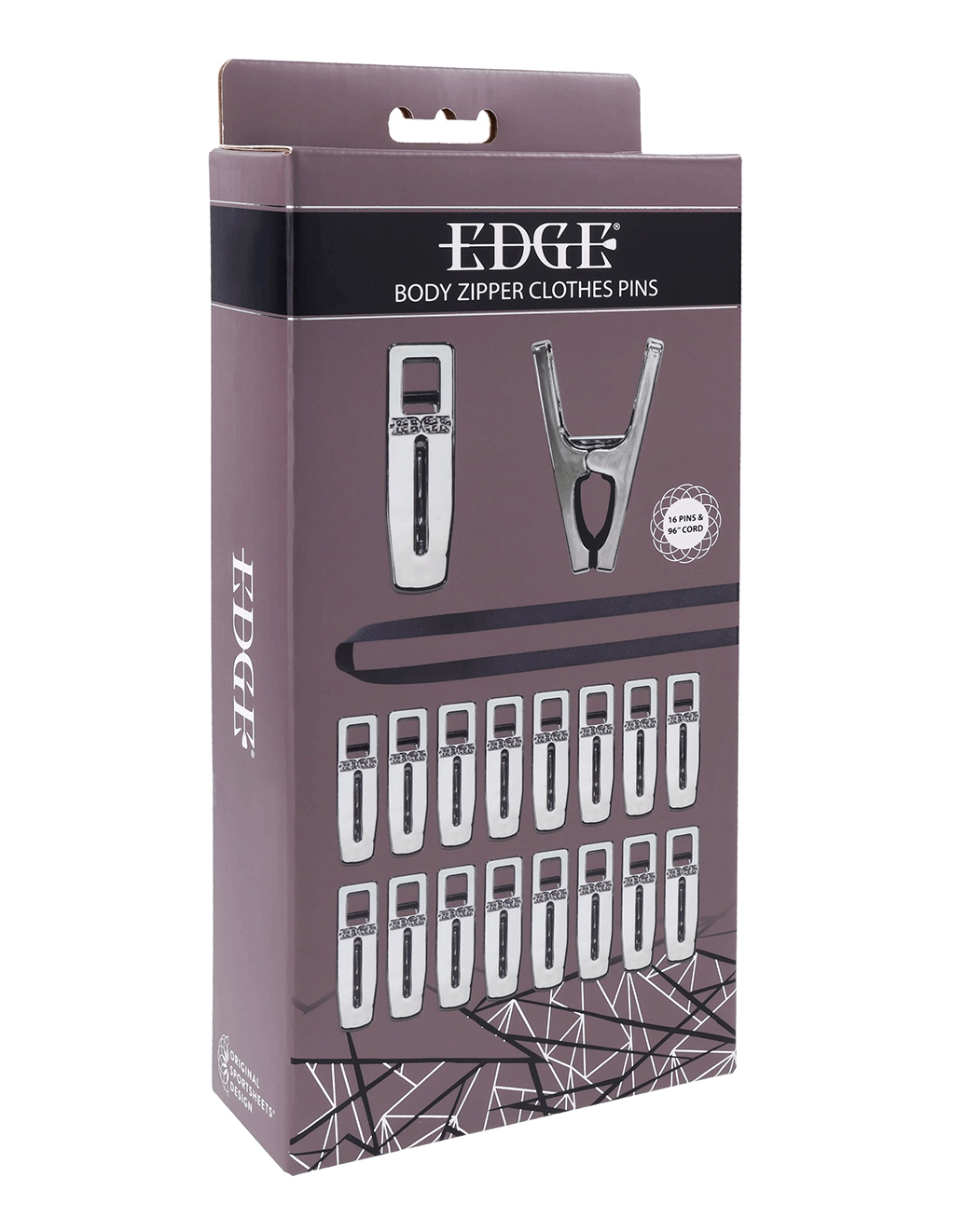 Edge Body Zipper Clothes Pins