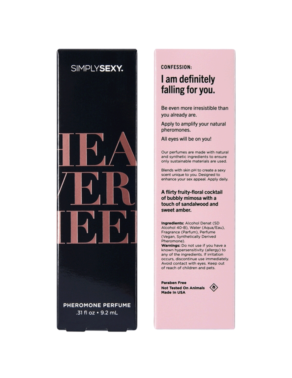 Head Over Heels Pheromone Perfume Spray