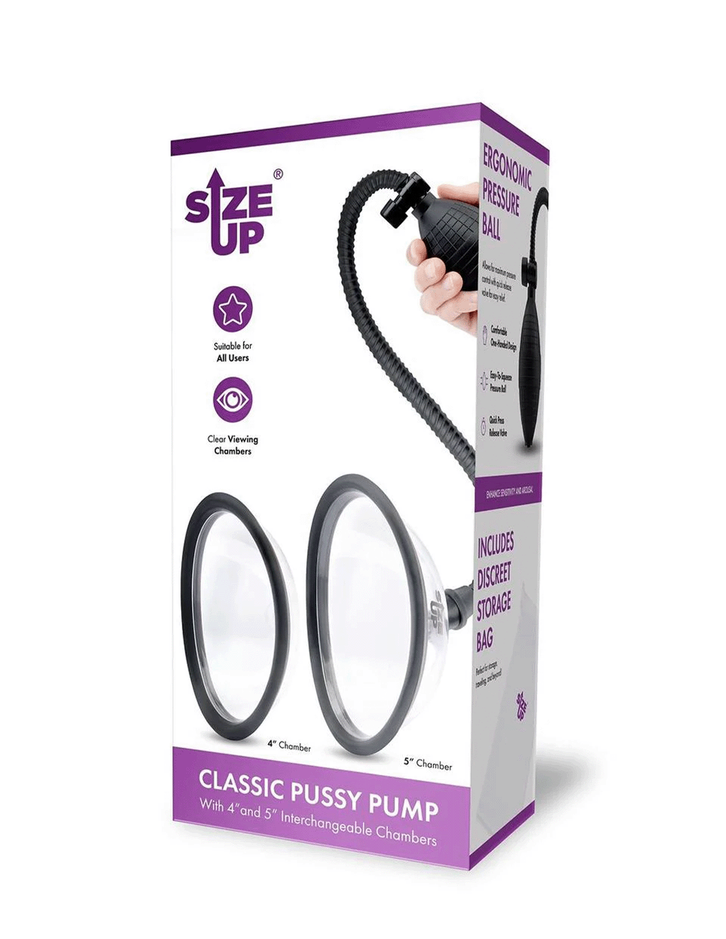 Size Up Classic Pussy Pump 2 Chambers