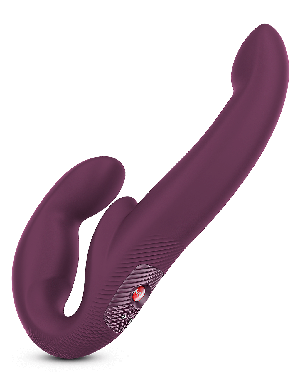 Fun Factory ShareVibe Pro Strapless Strap-On - Burgundy