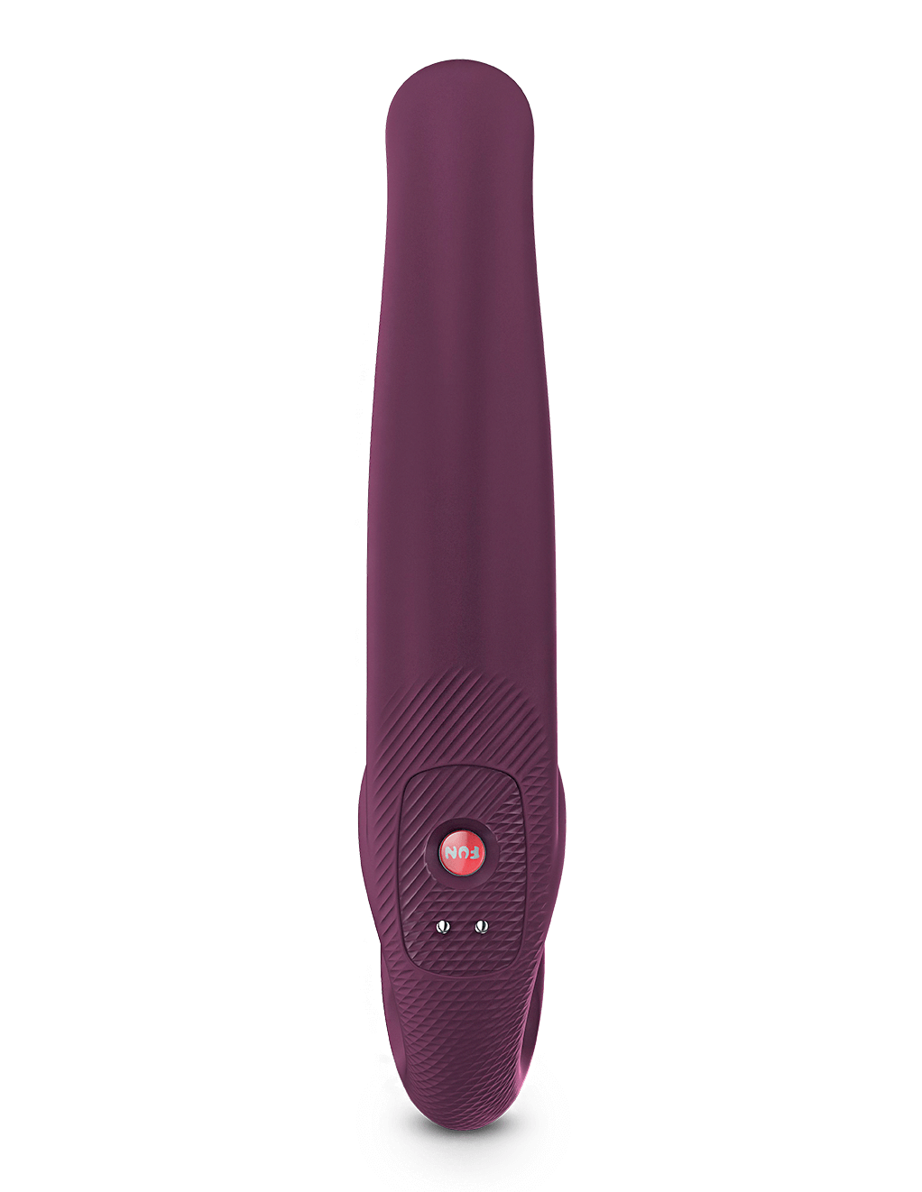 Fun Factory ShareVibe Pro Strapless Strap-On - Burgundy - Front