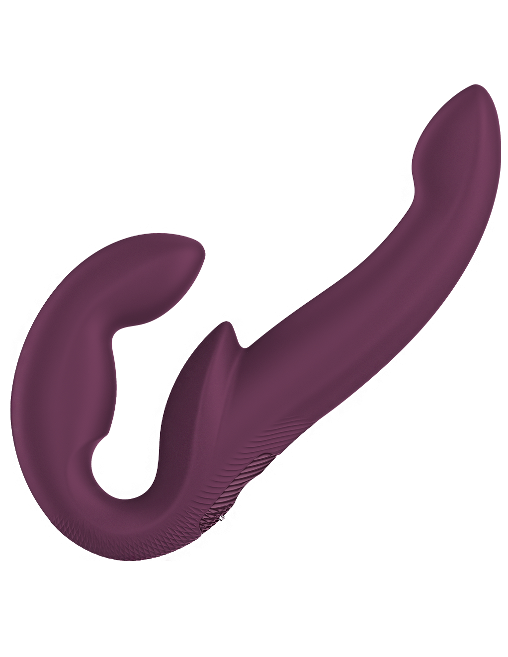 Fun Factory ShareVibe Pro Strapless Strap-On - Burgundy - Side