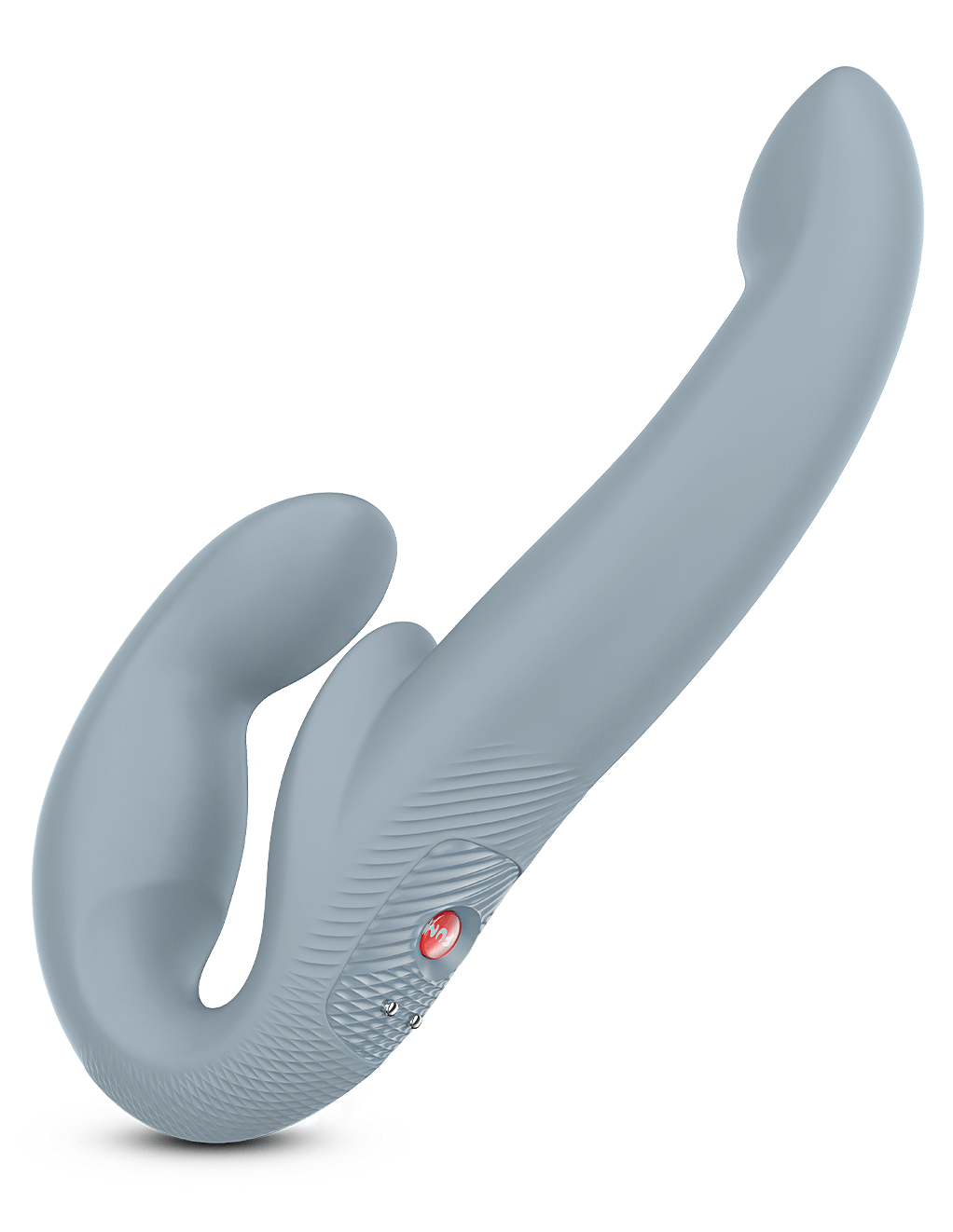 Fun Factory ShareVibe Pro Strapless Strap-On - Cool Grey