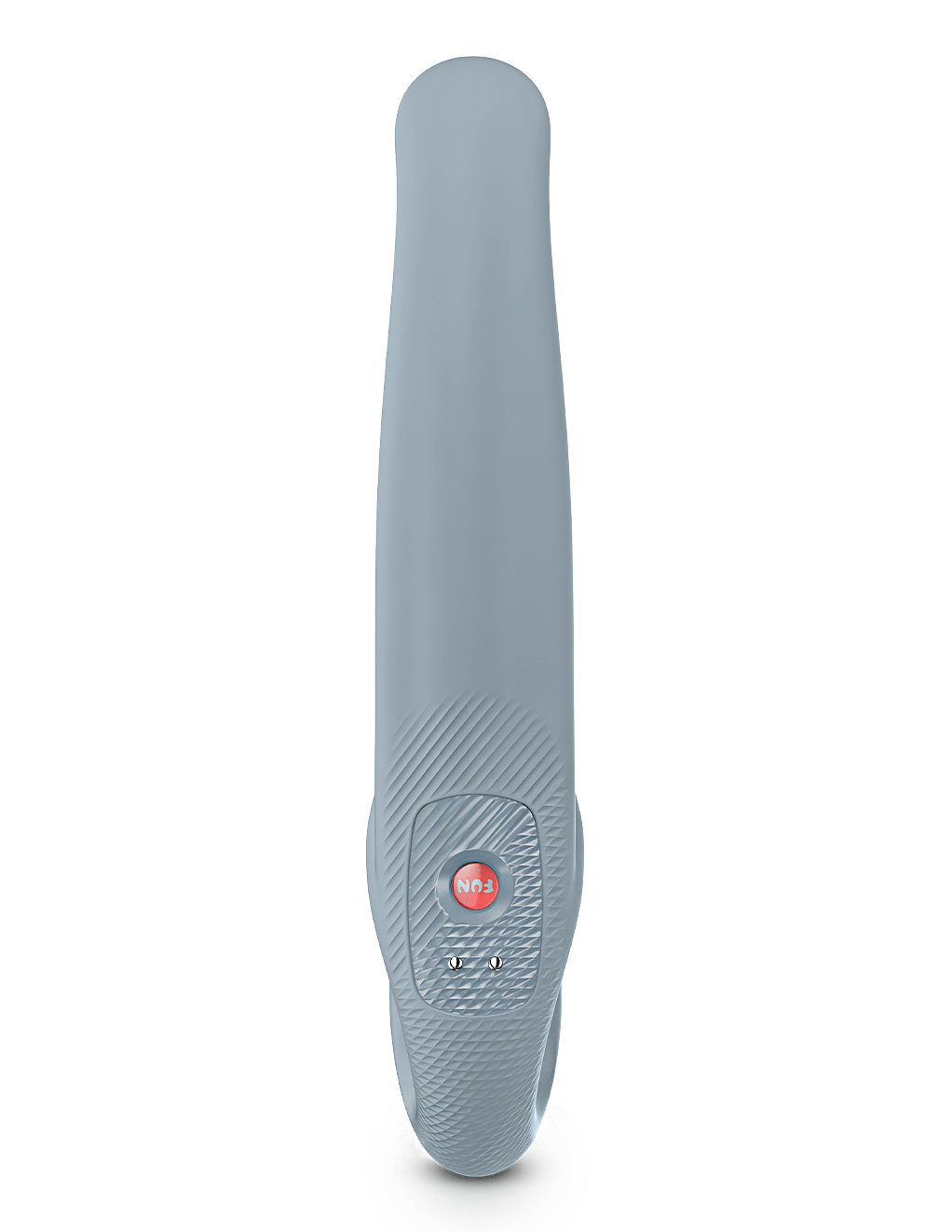 Fun Factory ShareVibe Pro Strapless Strap-On - Cool Grey - Front