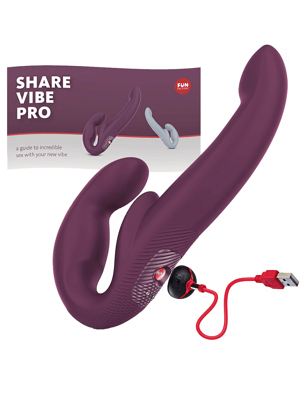 Fun Factory ShareVibe Pro Strapless Strap-On - Box Contents
