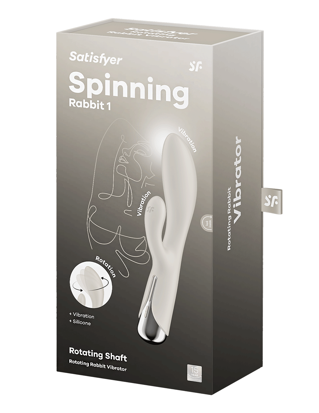 Satisfyer Spinning Rabbit 1 - Beige - Box
