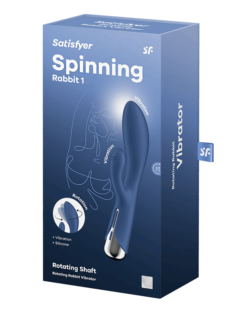 Satisfyer Spinning Rabbit 1 - Blue - Box