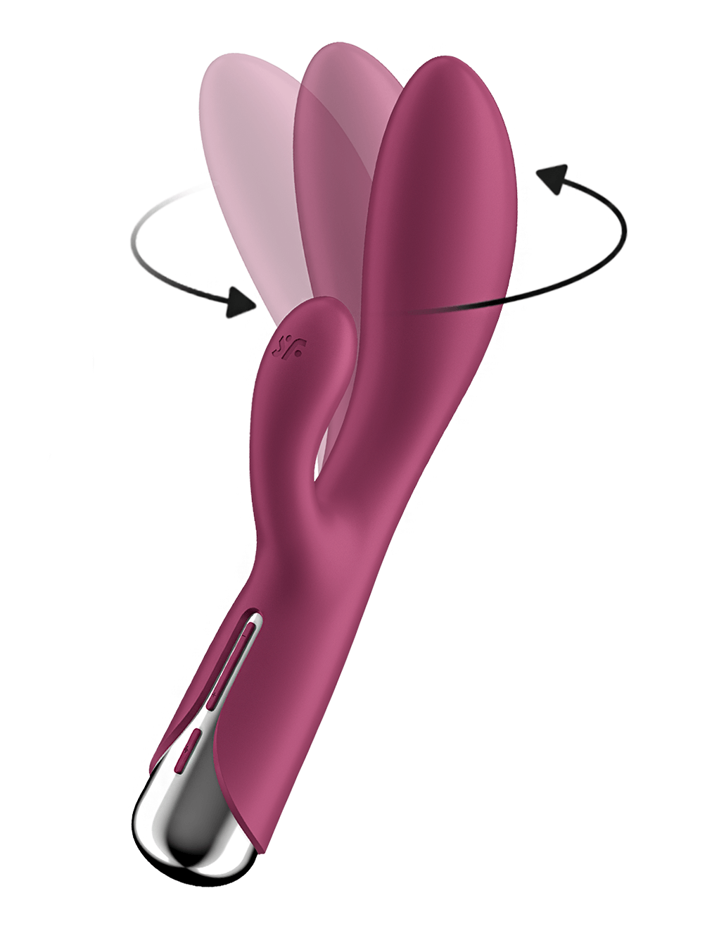 Satisfyer Spinning Rabbit 1 - Red - Spin Detail
