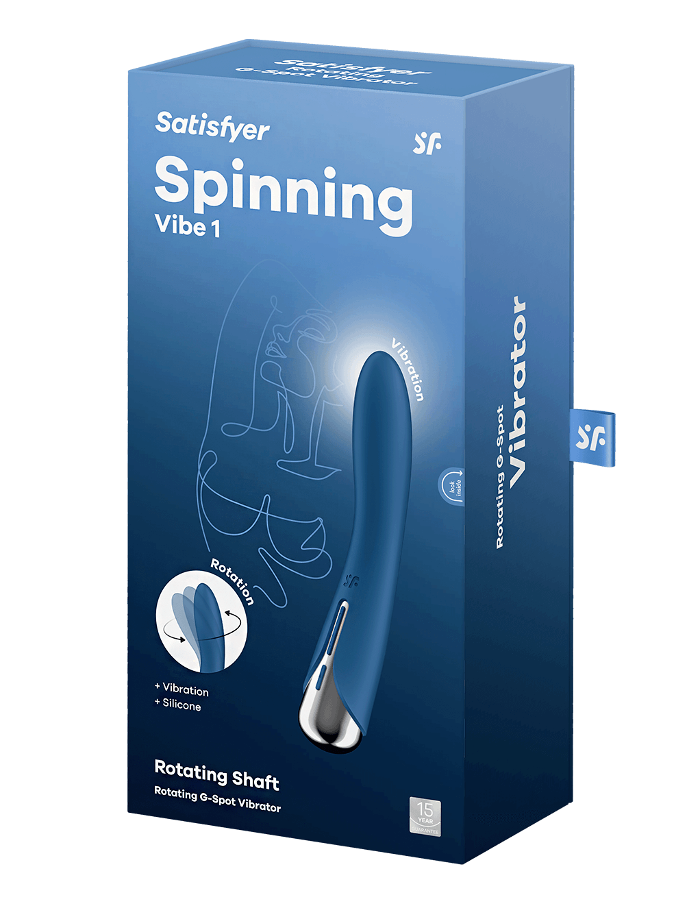 Satisfyer Spinning Vibe 1 - Blue - Box