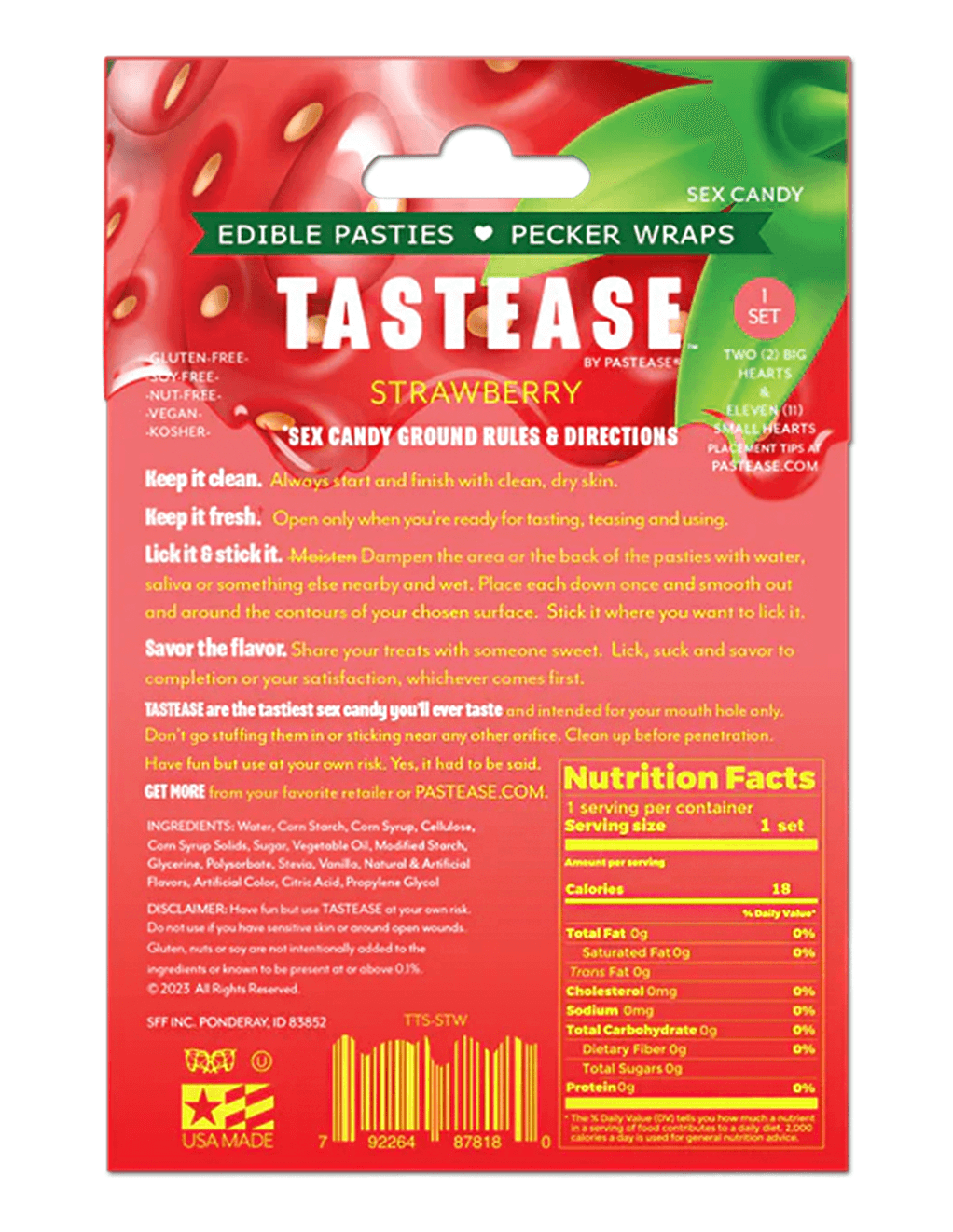 Tastease Edible Body Pasties