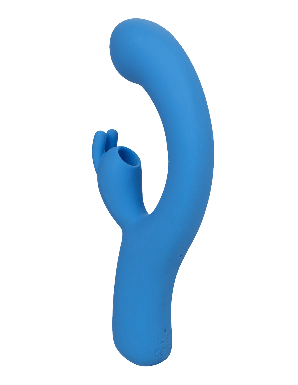 Jack Rabbit Elite Suction Rabbit Vibrator - Blue - Angle