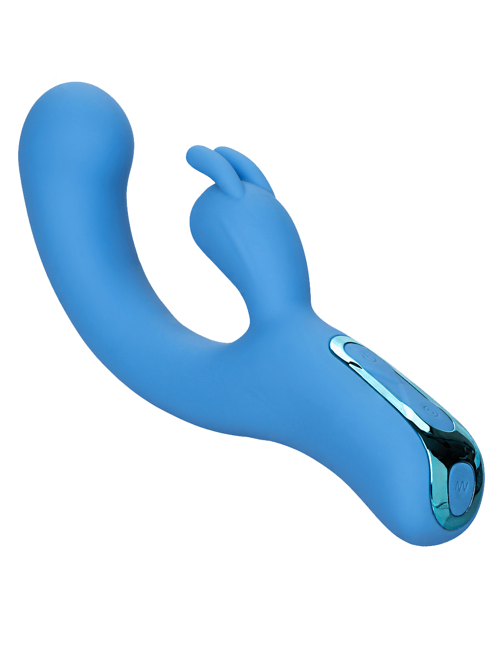 Jack Rabbit Elite Suction Rabbit Vibrator - Blue - Base Angle