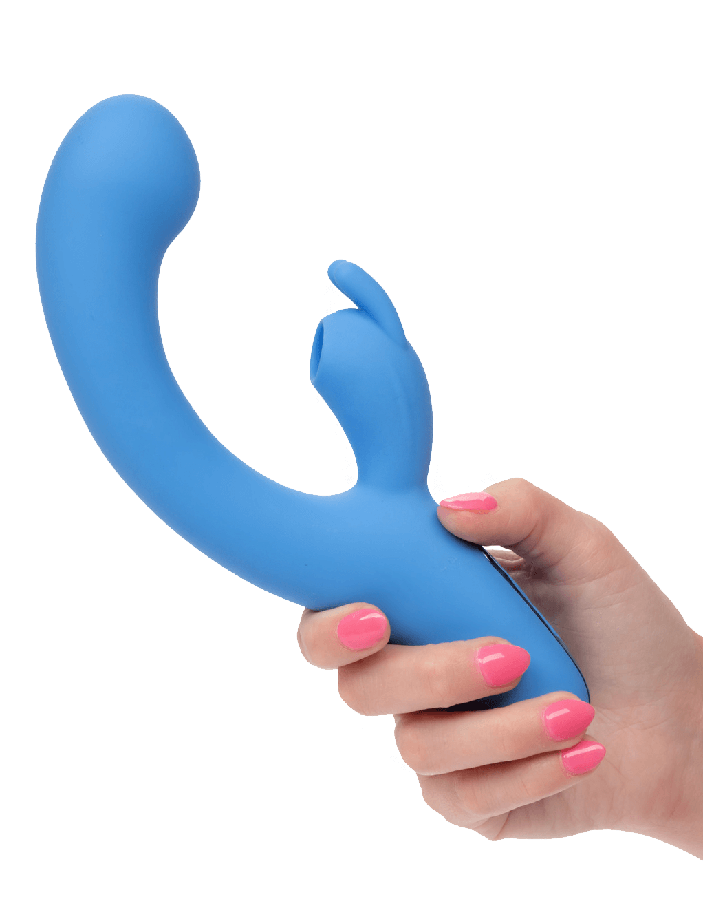 Jack Rabbit Elite Suction Rabbit Vibrator - Blue - In Hand