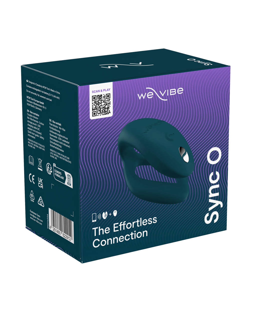 We-Vibe Sync O Couples' Vibrator - Velvet Green - Box Front