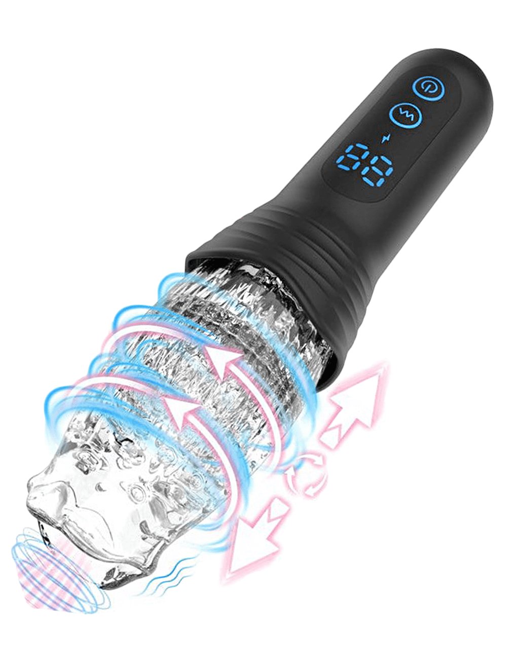 The Male Rose PRO Thrusting Stroker - Motion Detail