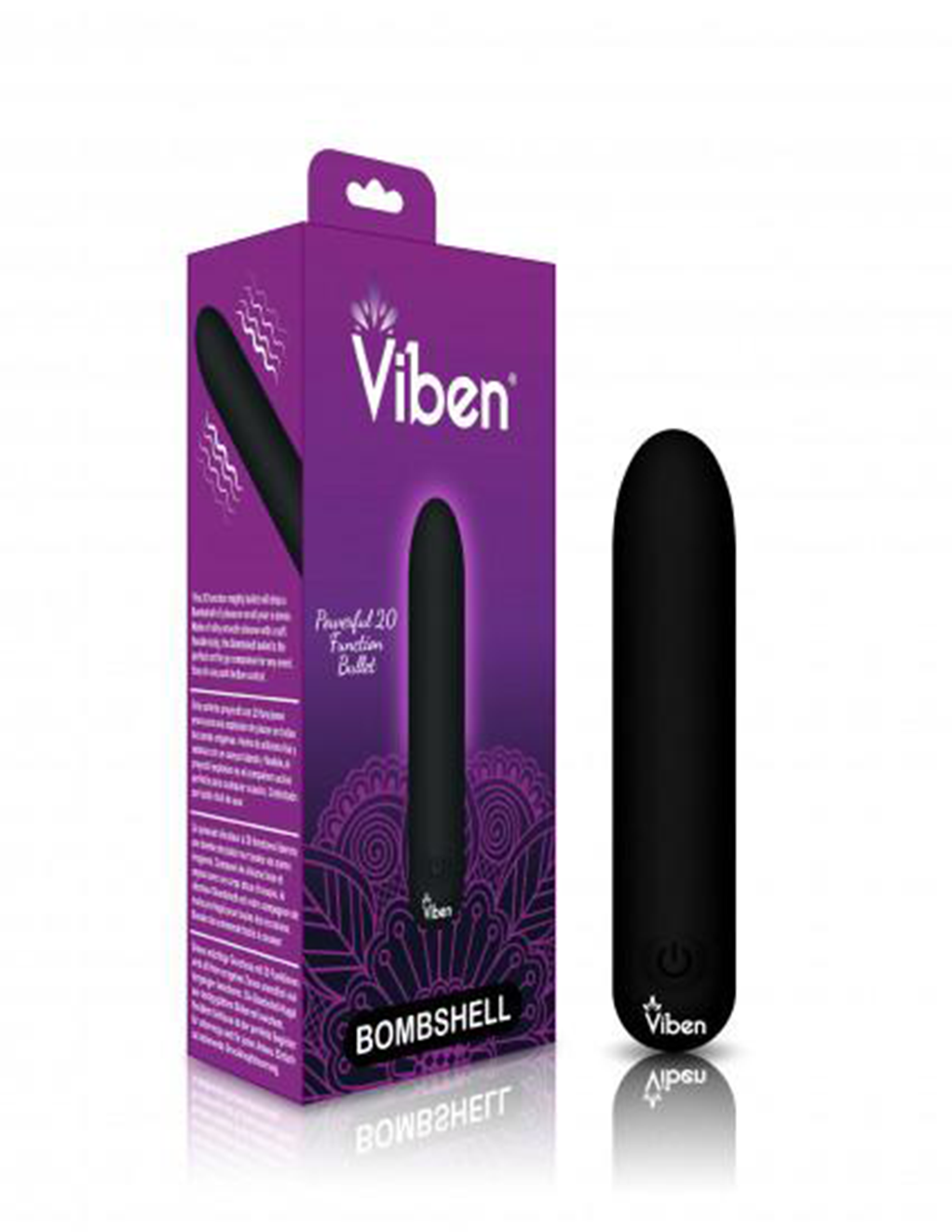 Viben Bombshell Flexible Bullet - Black