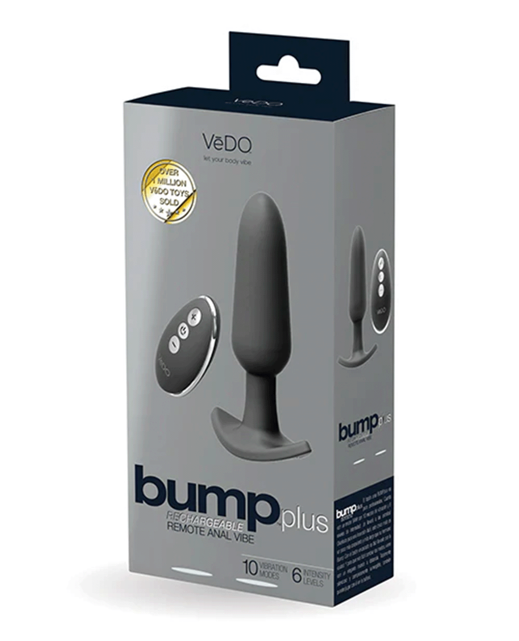 Bump Plus Rechargeable Anal Vibe w. Remote