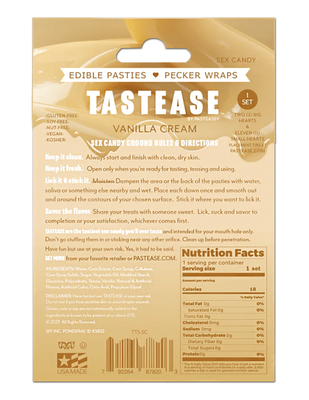 Tastease Edible Body Pasties