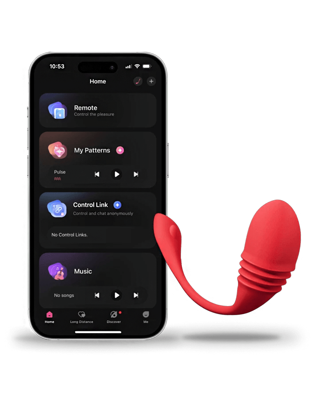 Lovense Vulse - Red - Product w/App