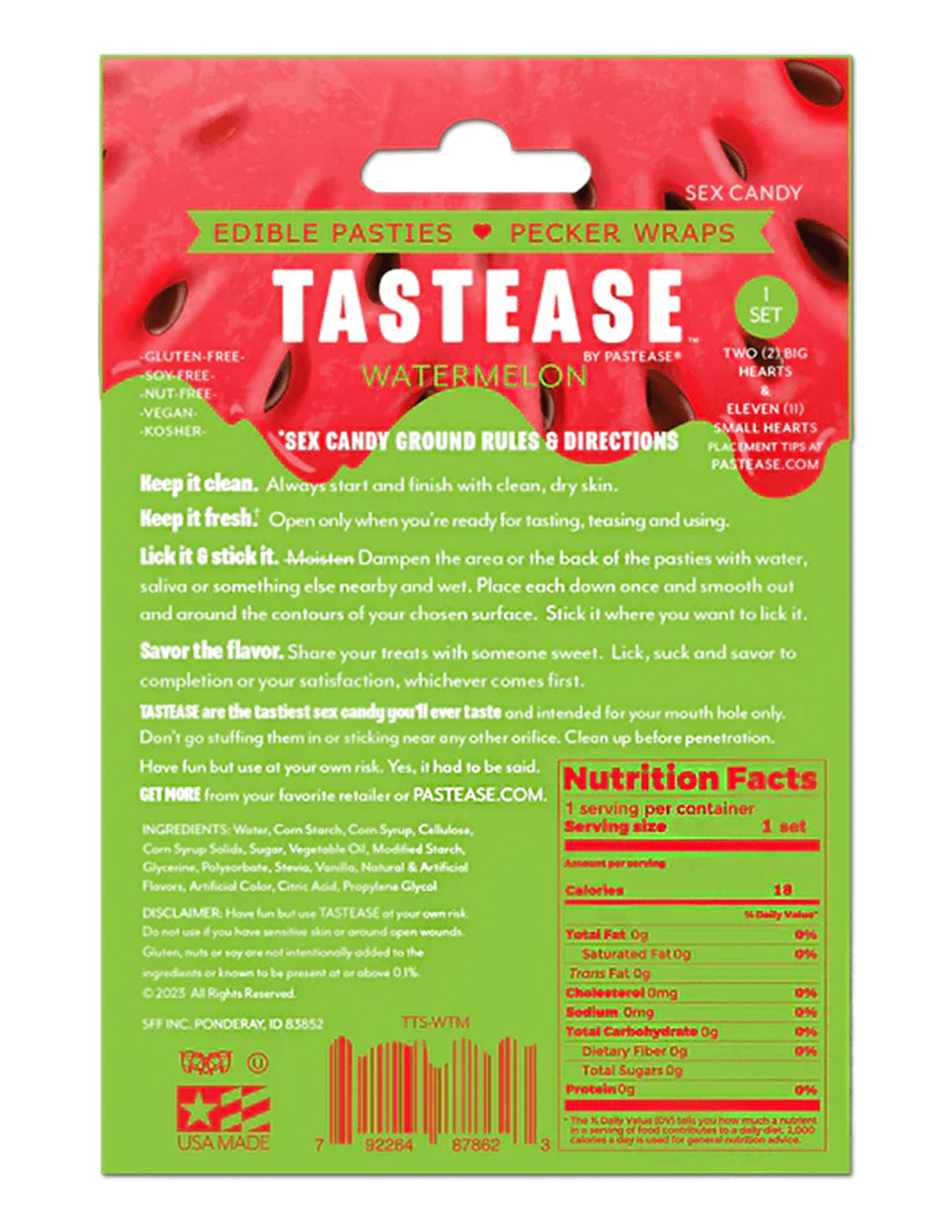 Tastease Edible Body Pasties