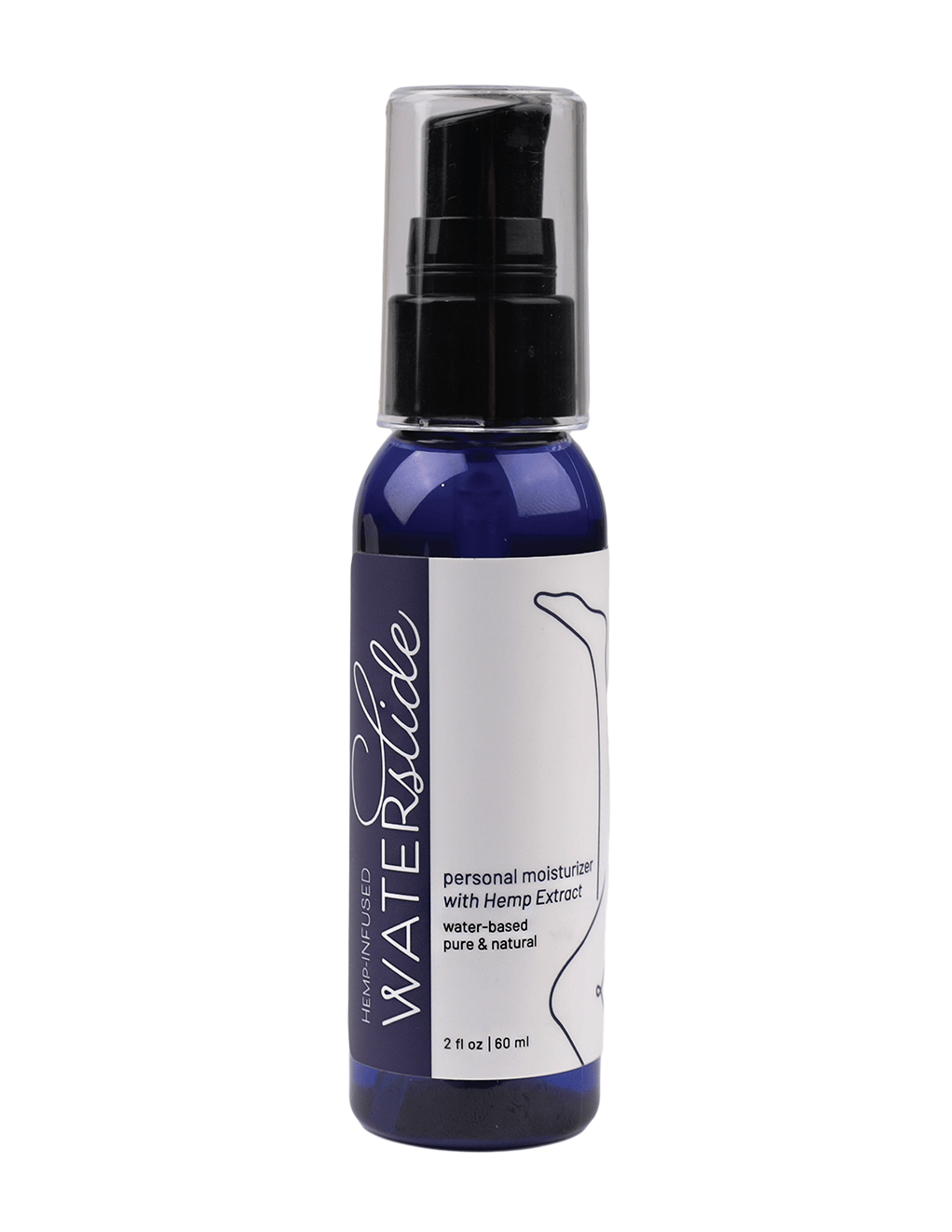 Waterslide Hemp-Infused Personal Moisturizer - Front