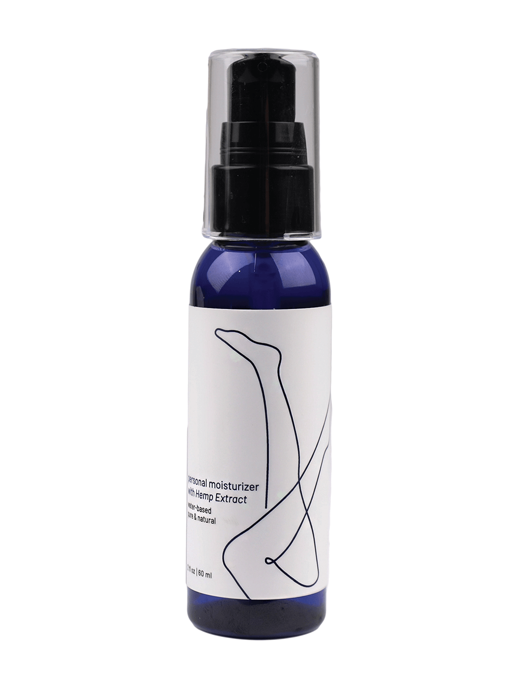 Waterslide Hemp-Infused Personal Moisturizer - Side
