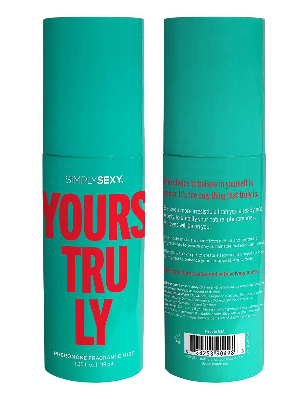 Simply Sexy Pheromone Body Mist Yours Truly