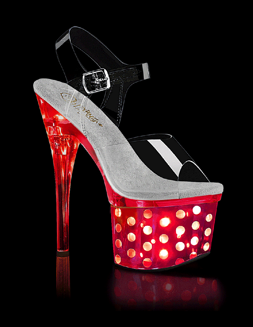DiscoLite-708DOTS LED Light Ankle Strap Sandal