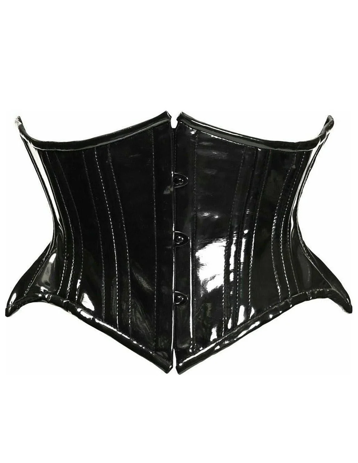 PVC Vinyl Double Steel Boned Waist Cincher