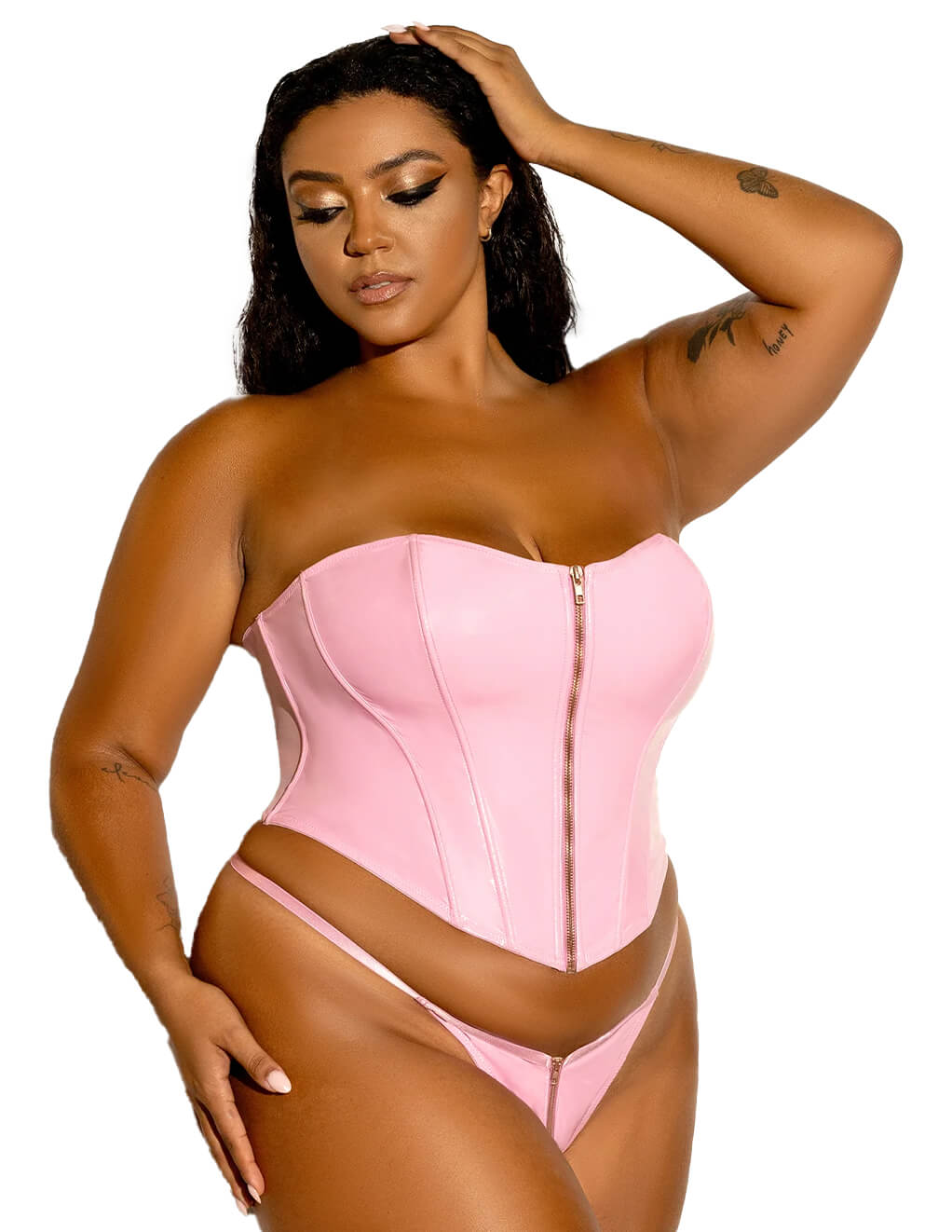 Rider Vinyl Bustier Set