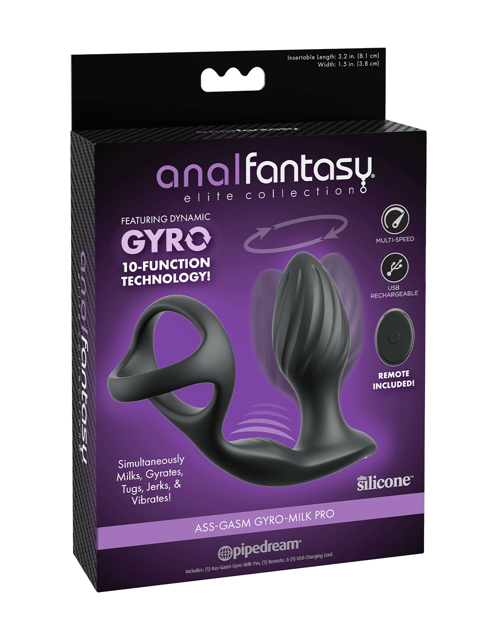 Anal Fantasy Elite Ass-Gasm Gyro-Milk Pro