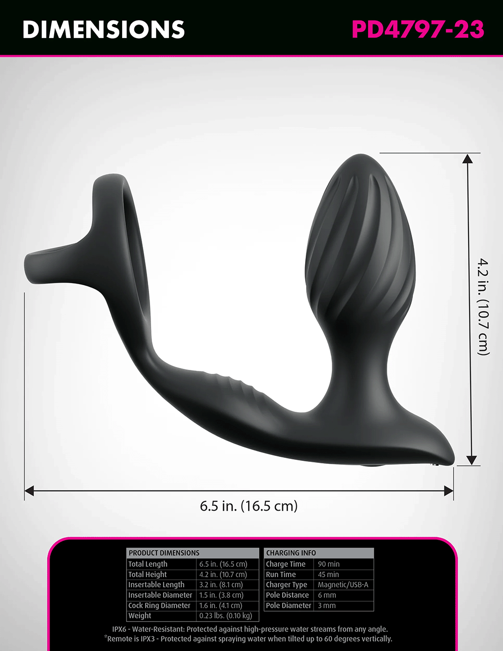 Anal Fantasy Elite Ass-Gasm Gyro-Milk Pro