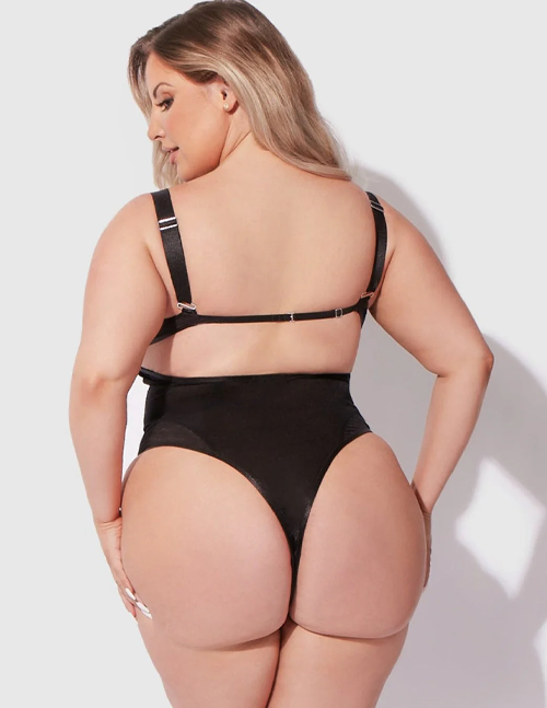 Yvone Layered Bra w. Mesh Bodysuit