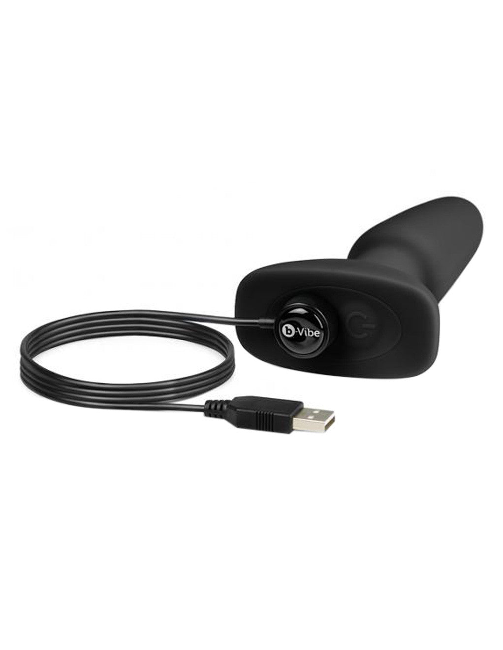 B-Vibe Rimming Plug- Black- Charger