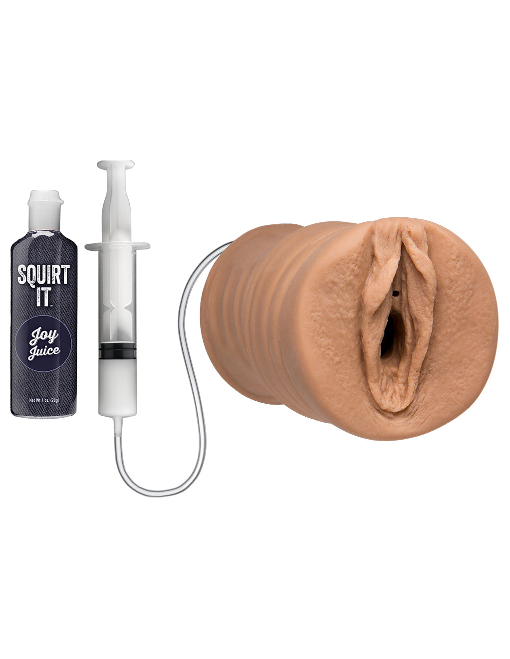 Squirt It Ultraskyn Squirting Pussy- Caramel- Front