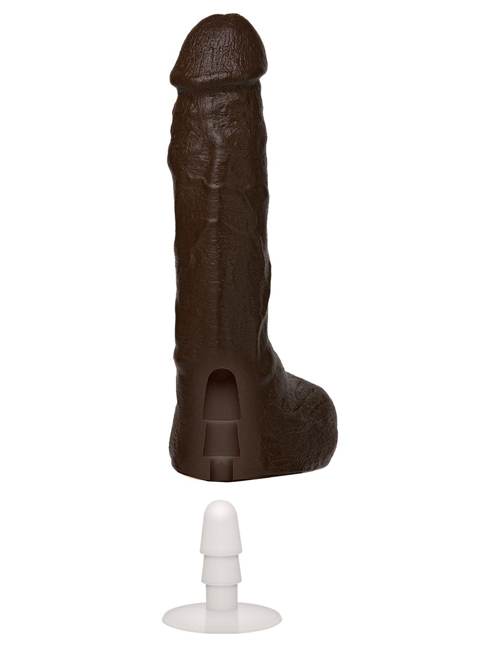 Bust It 8.5 Inch Realistic Squirting Cock- chocolate- Suction Cup