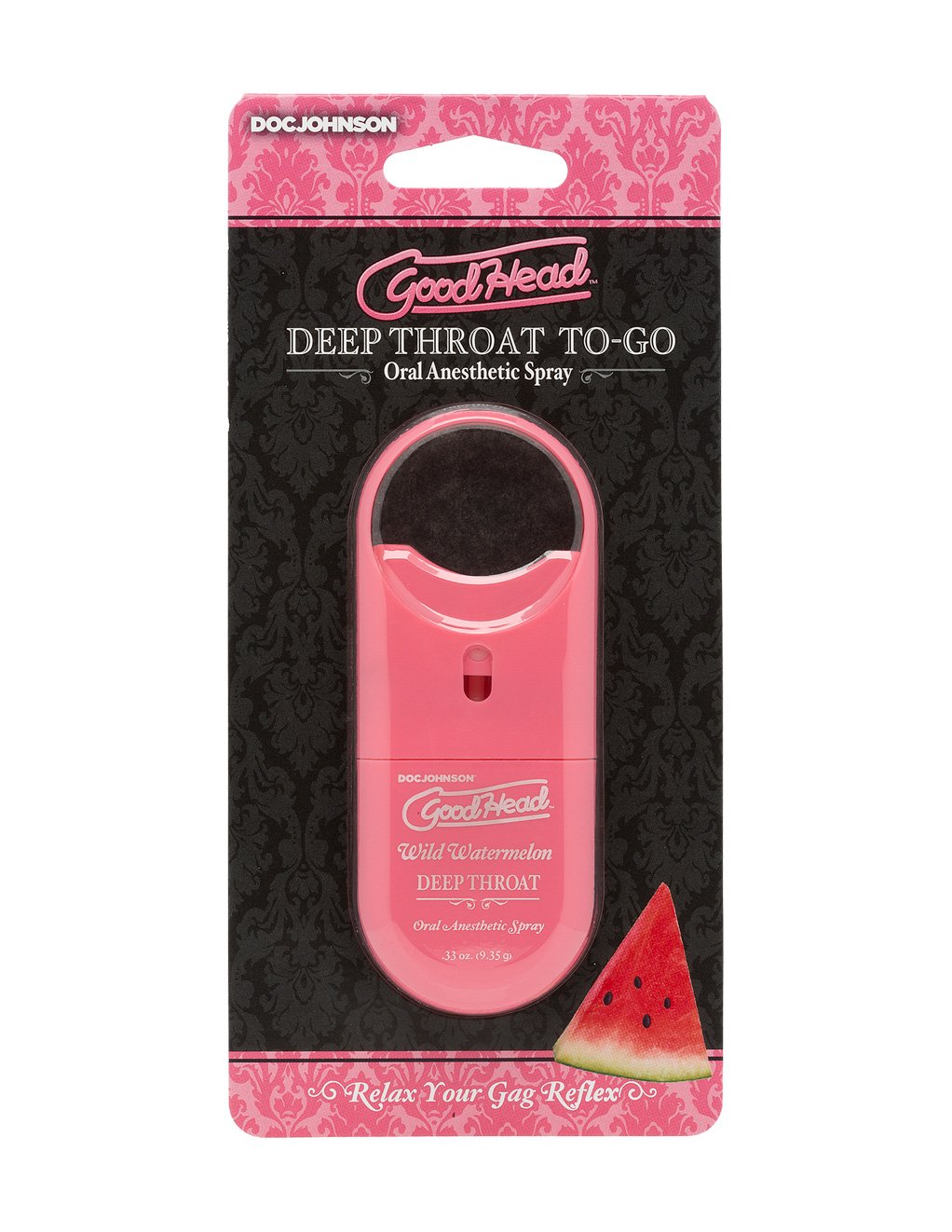 GoodHead Deep Throat To Go Desensitizing Spray- Watermelon- Package