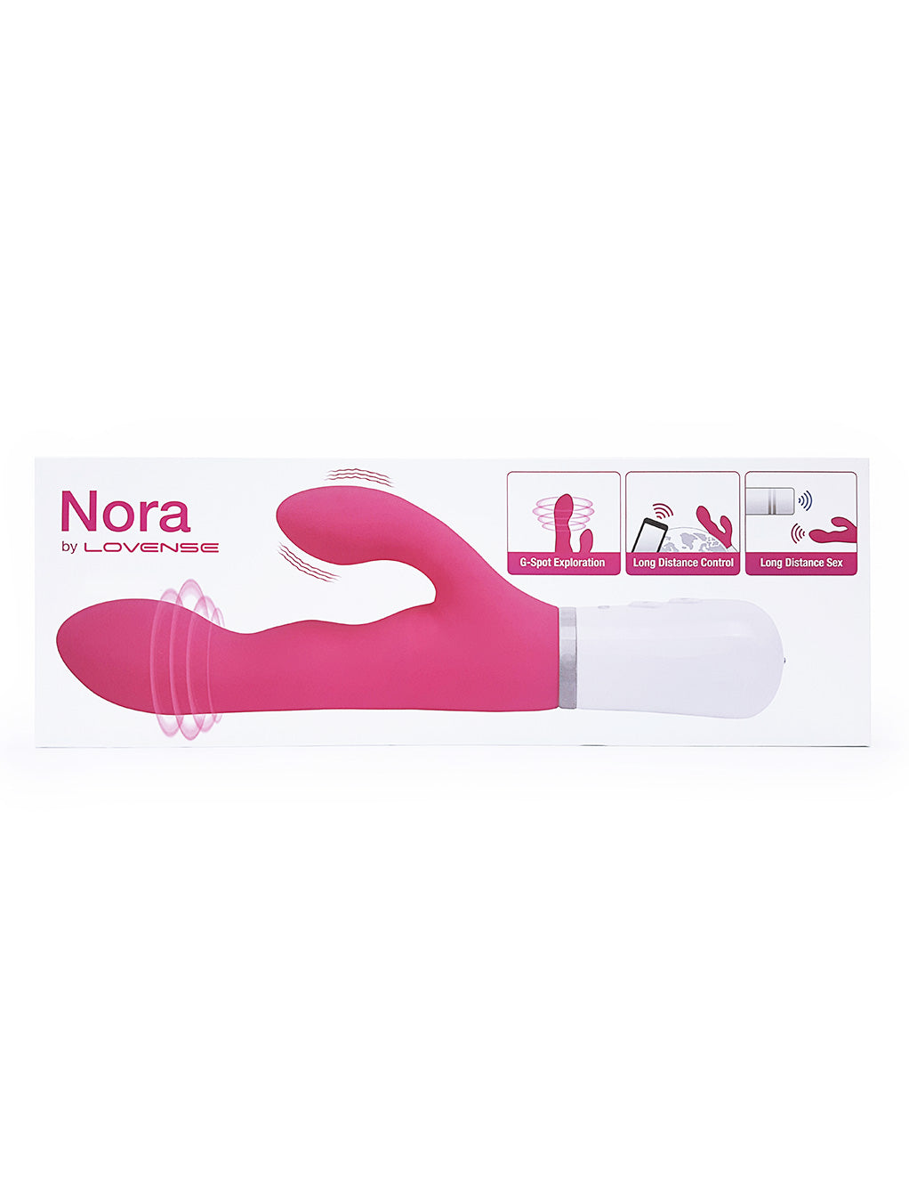Lovense Nora Bluetooth Remote Control Rabbit Vibrator - Novelties - Dual/Multi