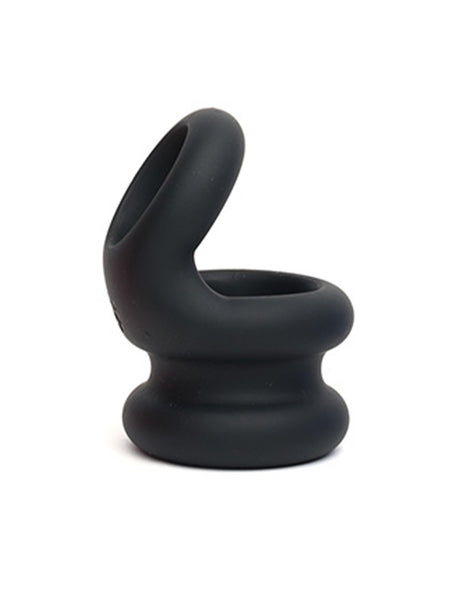 Scrotal Binding Testicle Stretcher Silicone Scrotum Cock Penis Ring SexToy  Black