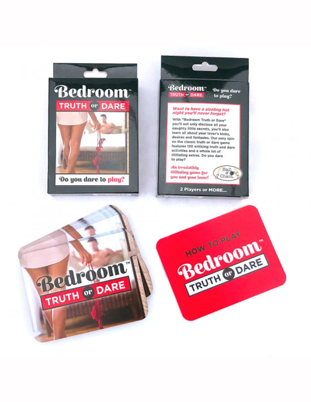 Bedroom Truth or Dare Card Game- Contents