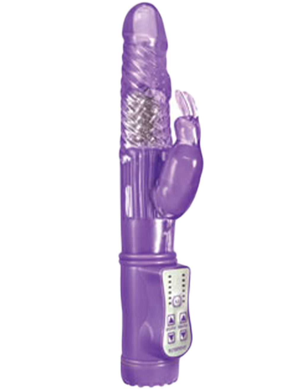 Energize Her Bunny 2 Rechargeable Rabbit Vibrator- Purple- Front
