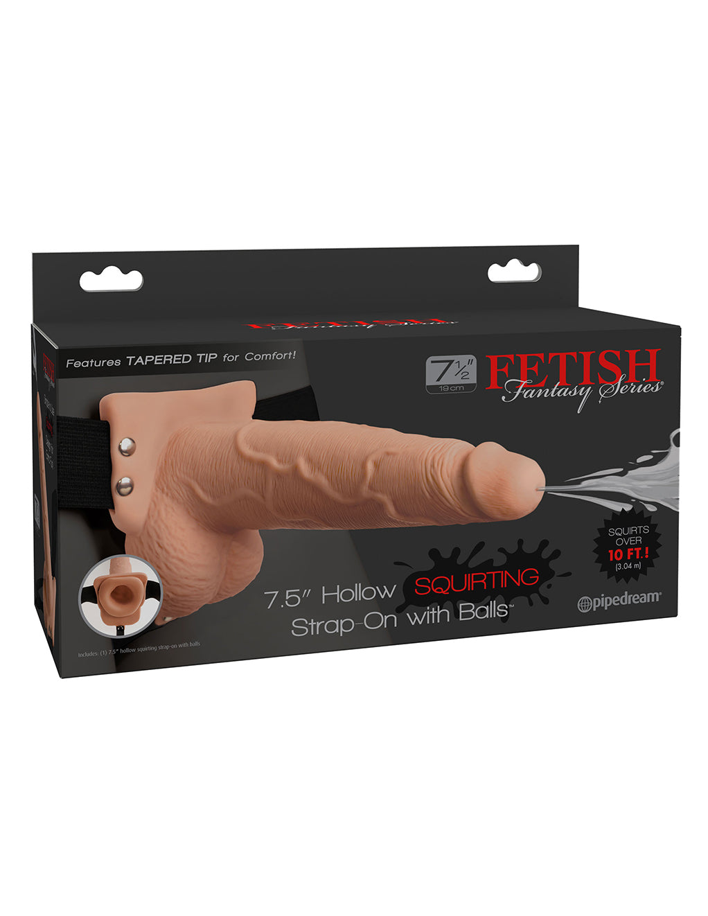 Fetish Fantasy 7" Squirting Strap-On- Package