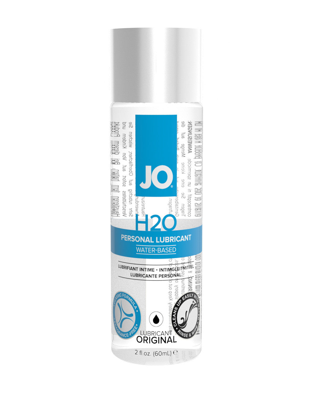 Jo H2O Original Personal Water Based Lubricant- 2oz