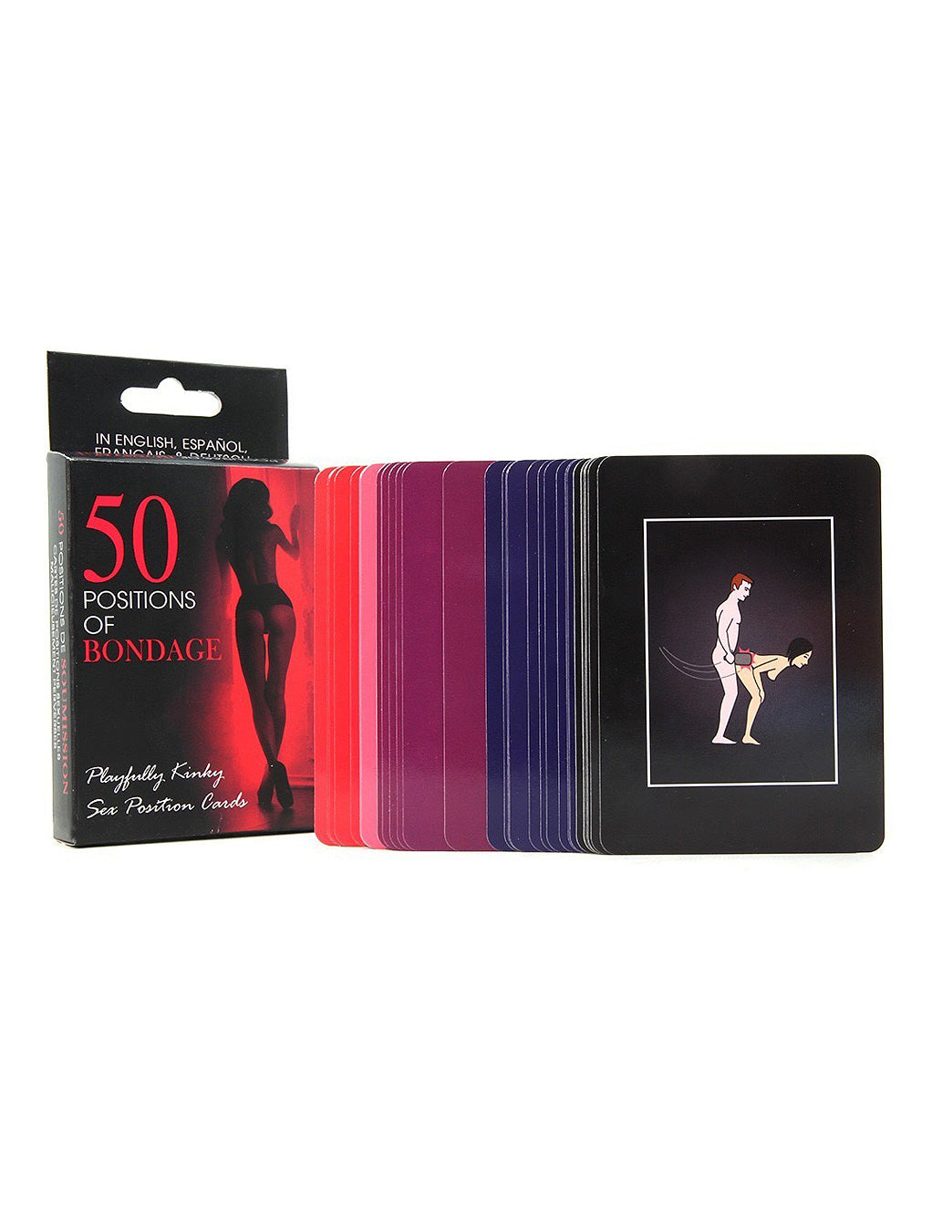 Kheper Games 50 Positions Bondage Card Game Front